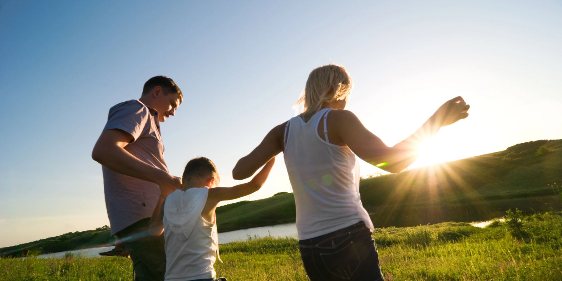 Business man under an umbrella